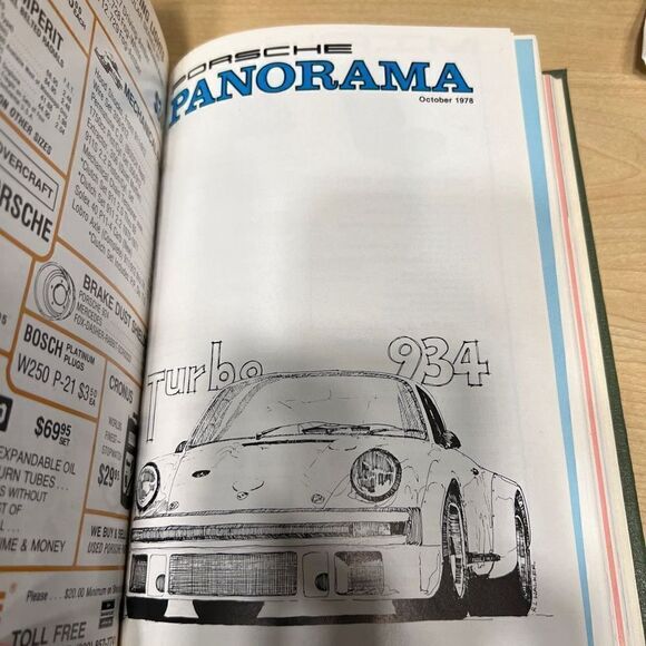 Porsche Panoramic Hardcover Bounded Magazines Vintage 1978 JAN-Dec  PCA - Picture 6 of 15